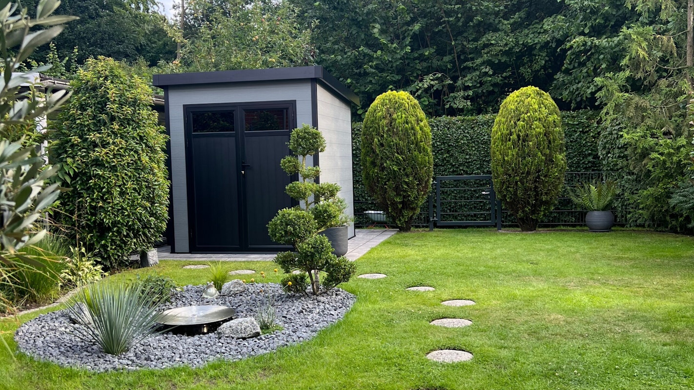 Wolff Finnhaus WPC Gartenhaus Modern Wolff Finnhaus WPC Gartenhaus Modern