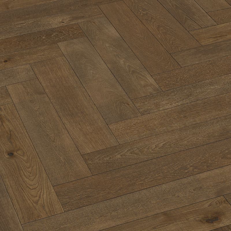 MeisterWerke Lindura-Holzboden HS 500 Fischgrätformat Eiche classic olivgrau Vintage-Struktur, gebürstet 8926 - ultramattlackiert