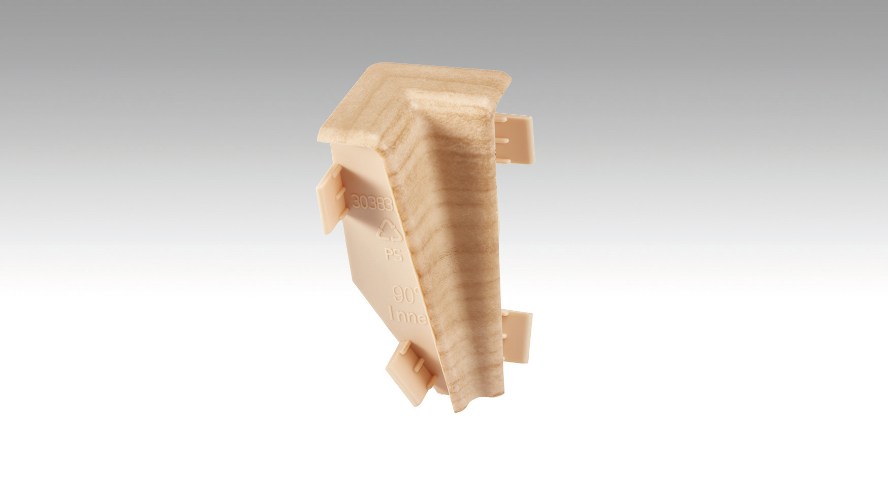 MEISTER Innenecken Fußleiste Profil 3PK (4 Stk./VPE)  Eiche hell 2034