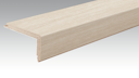 Vorschaubild MEISTER Treppenkante Parkett L-Profil 2150 x 13 mm 9003 Eiche authentic weiß gekälkt ultramattlackiert
