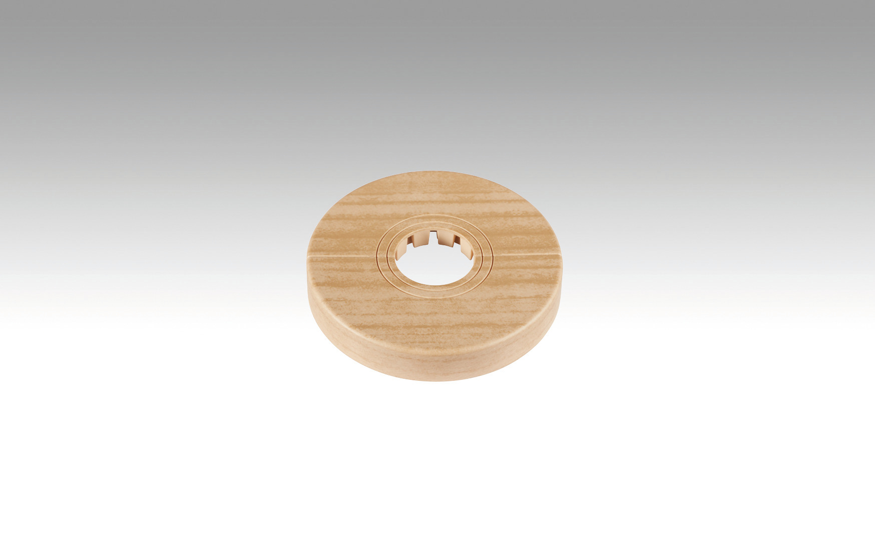 MEISTER Universal-Heizkörperrosette Kunststoff (1 Stk = 1 VPE à 2 Stk)  Eiche hell 2034