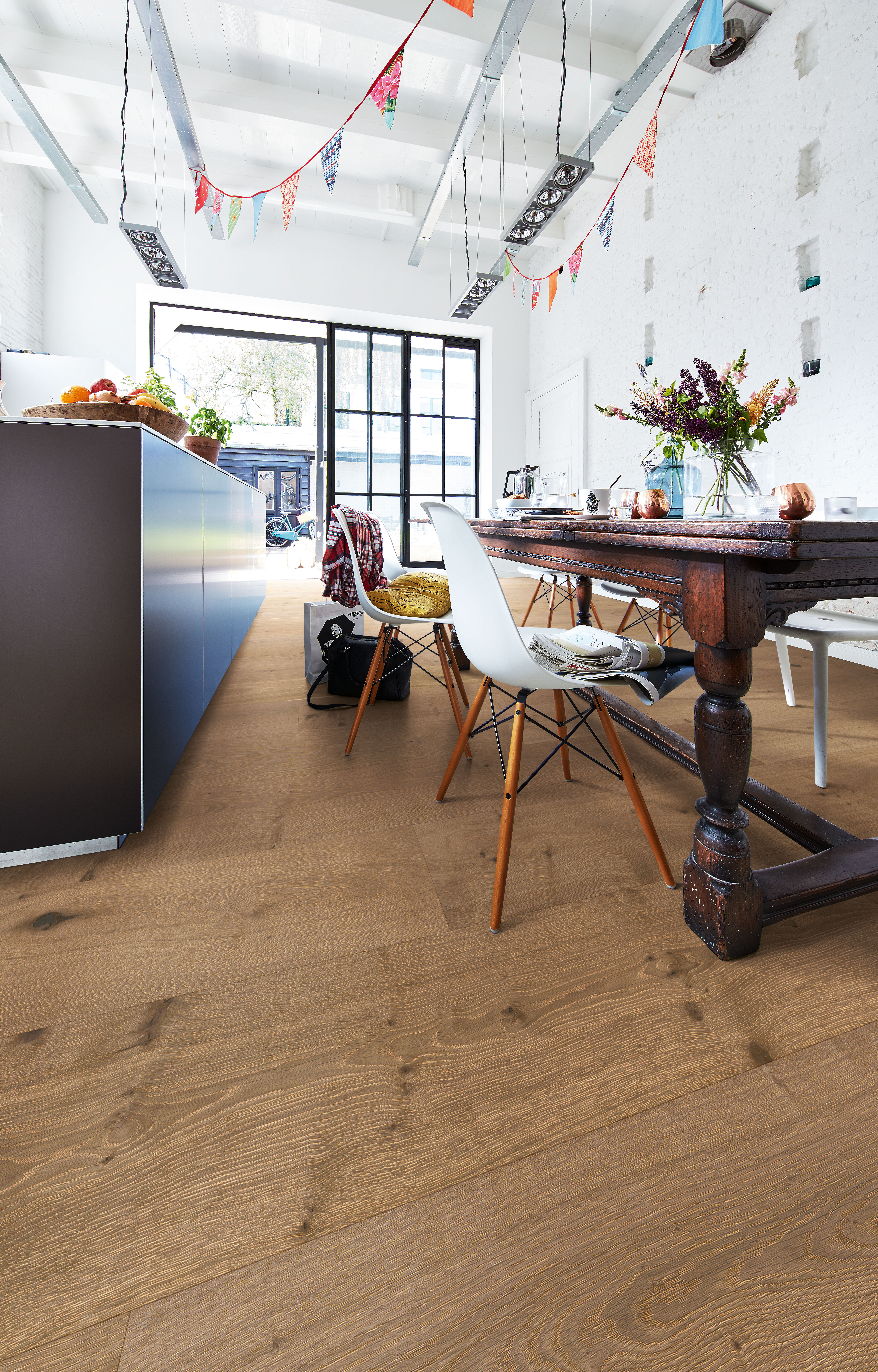 MEISTER Lindura-Holzboden HD 400 Eiche authentic greige gebürstet 8905 - naturgeölt