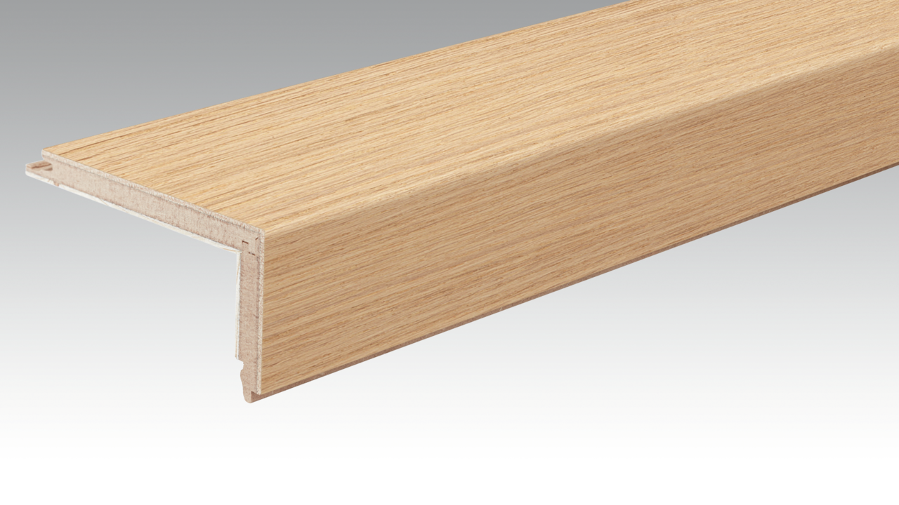 MEISTER Treppenkante Parkett L-Profil 2150 x 13 mm 9013 Eiche harmonisch pure ultramattlackiert