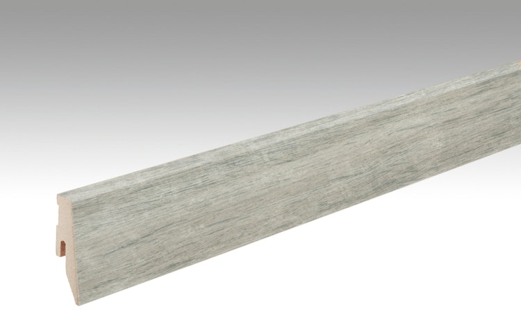 RESTPOSTEN SALE MEISTER Fussleiste Profil 3 PK Fjordeiche grau 6847 - 2380 mm