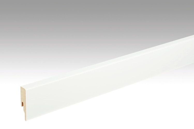 MEISTER Fussleiste Profil 20 PK  Weiß streichfähig DF 2222 - 2380 mm