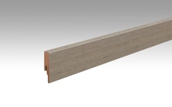 MEISTER Fußleiste Profil 20 PK Altholzeiche lehmgrau 6986 für Designböden - 2380 x 60 x 16 mm