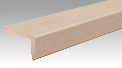 MEISTER Treppenkante Parkett L-Profil 2150 x 13 mm 9014 Eiche lebhaft cremeweiß gekälkt ultramattlackiert