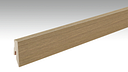 Vorschaubild MEISTER Laminatfolien-ummantelte Profile Fußleiste Profil 3 PK 2380 x 60 x 20 mm 07130 Schlosseiche muskat