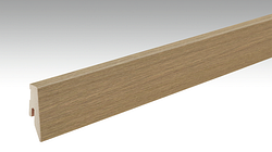 MEISTER Laminatfolien-ummantelte Profile Fußleiste Profil 3 PK 2380 x 60 x 20 mm 07130 Schlosseiche muskat