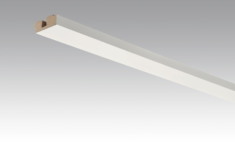 RESTPOSTEN SALE MEISTER Vierkant-Deckenabschlussleiste 15/40 mm Weiß 4038 - 2380 mm