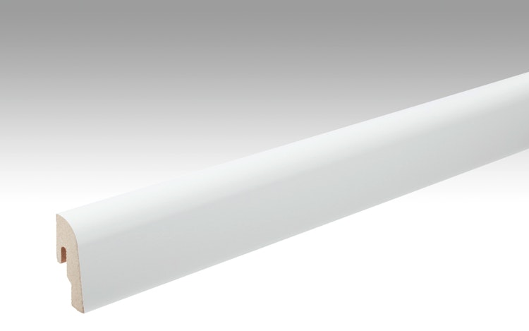 MEISTER Fussleiste Profil 2 PK  Uni weiß glänzend DF 324 - 2380 mm