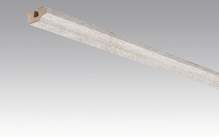 RESTPOSTEN SALE MEISTER Deckenabschlussleiste 19/38 mm Eiche vintage weiß 4075 - 2380 mm