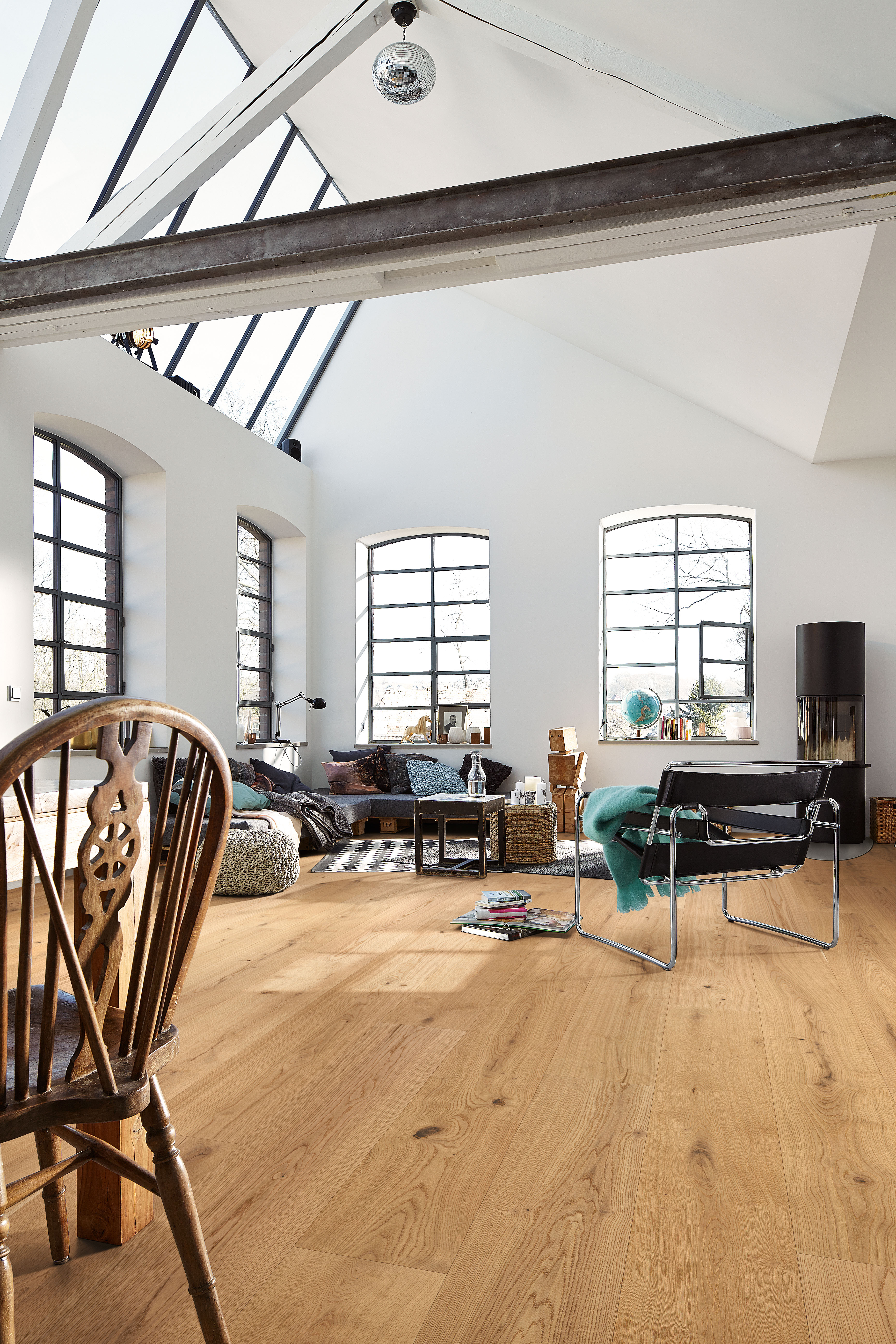 MEISTER Lindura-Holzboden HD 400 Eiche authentic pure gebürstet 8902 - naturgeölt