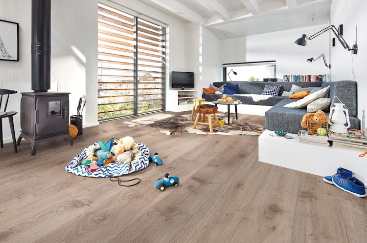 MEISTER Laminatboden MeisterDesign. laminate LL 250 2052 x 248 x 10 mm 07143 Bacheiche Porensynchron-Struktur