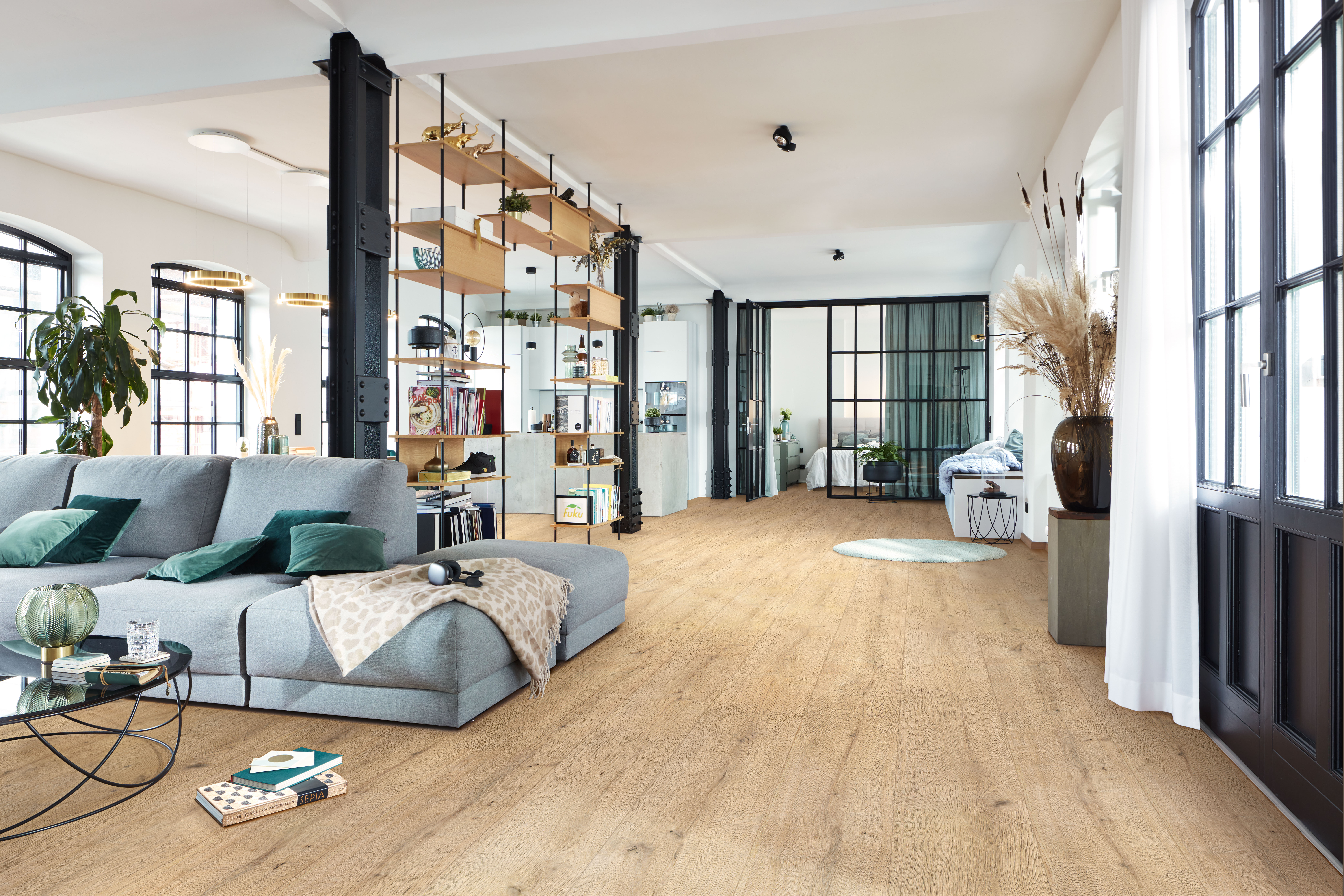 HANDMUSTER MEISTER Laminatboden MeisterDesign. laminate Edition M8 07154 Big River Oak Natural Wood-Struktur