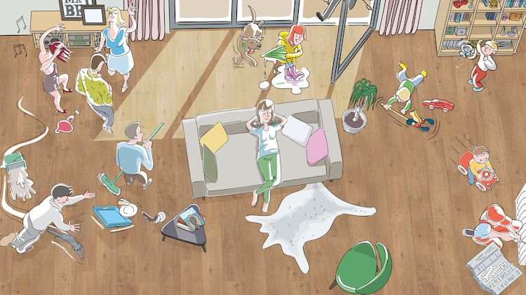 MEISTER Laminat CLASSIC LL 150 / LL 150 S Risseiche hell 6258