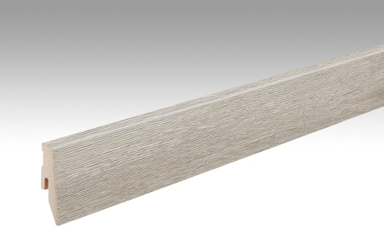 MEISTER Fussleiste Profil 3 PK  White Oak 6670 | 1-Stab - 2380 mm