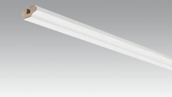 MEISTER Meistercell-ummantelte Profile Deckenabschlussleiste 2380 x 19 x 38 mm 20127 Silver linings