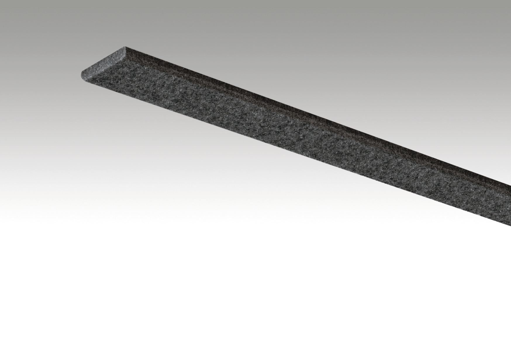 RESTPOSTEN SALE MEISTER Abdeckleiste selbstklebend Filz 5/25mm schiefergrau 4504 - 2000 mm