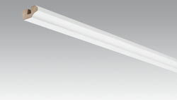 MEISTER Meistercell-ummantelte Profile Deckenabschlussleiste 2380 x 19 x 38 mm 00387 Classic-Weiß