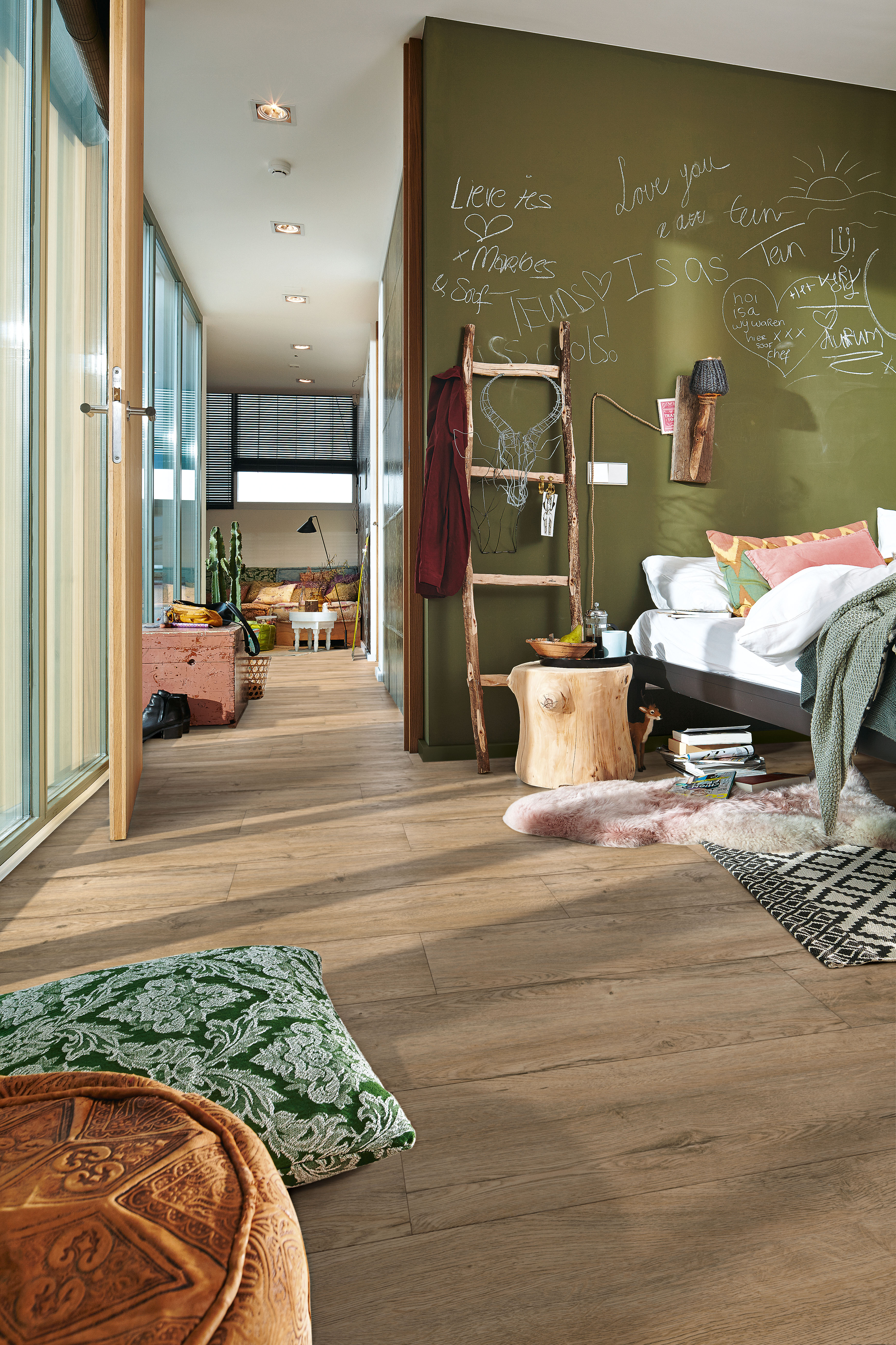 MEISTER Designboden rigid RD 300 S Eiche Vintage Lodge 7327 - 1290 x 228 x 5,5 mm - inkl. Trittschalldämmung