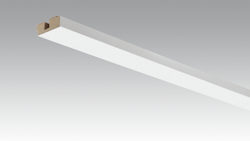 MEISTER Meistercell-ummantelte Profile Vierkant-Deckenabschlussleiste 2380 x 15 x 40 mm 20099 Vintage white