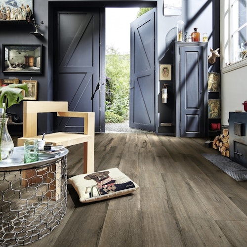 HANDMUSTER MeisterWerke MeisterDesign.flex DD 400 Altholzeiche lehmgrau 6986-Holznachbildung