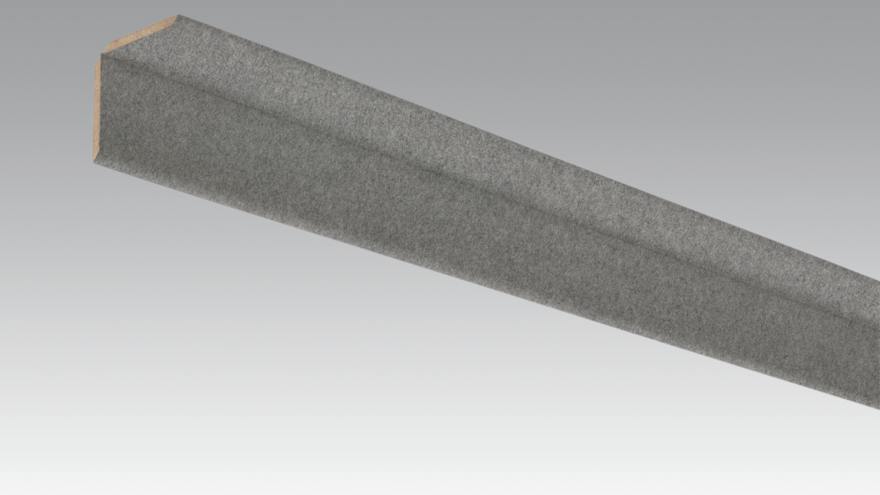 MEISTER Faltleiste groß 2380 x 35 x 3,5 mm 20105 Vlies grau
