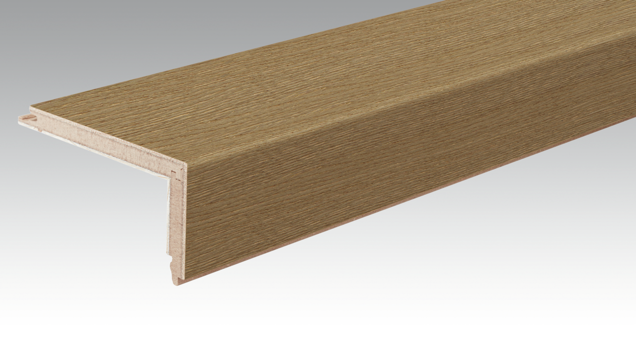 MEISTER Treppenkante Parkett L-Profil 2150 x 13 mm 9019 Eiche authentic greige ultramattlackiert