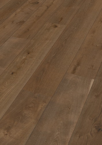 MEISTER Lindura-Holzboden HD 400 Eiche authentic olivgrau Vintage-Struktur, gebürstet 8903 - naturgeölt