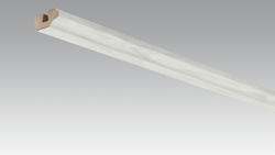 MEISTER Meistercell-ummantelte Profile Deckenabschlussleiste 2380 x 19 x 38 mm 20100 Dusty wood