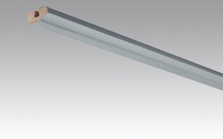 RESTPOSTEN SALE MEISTER Deckenabschlussleiste 19/38 mm Edelstahl-Metallic 4079 - 2380 mm