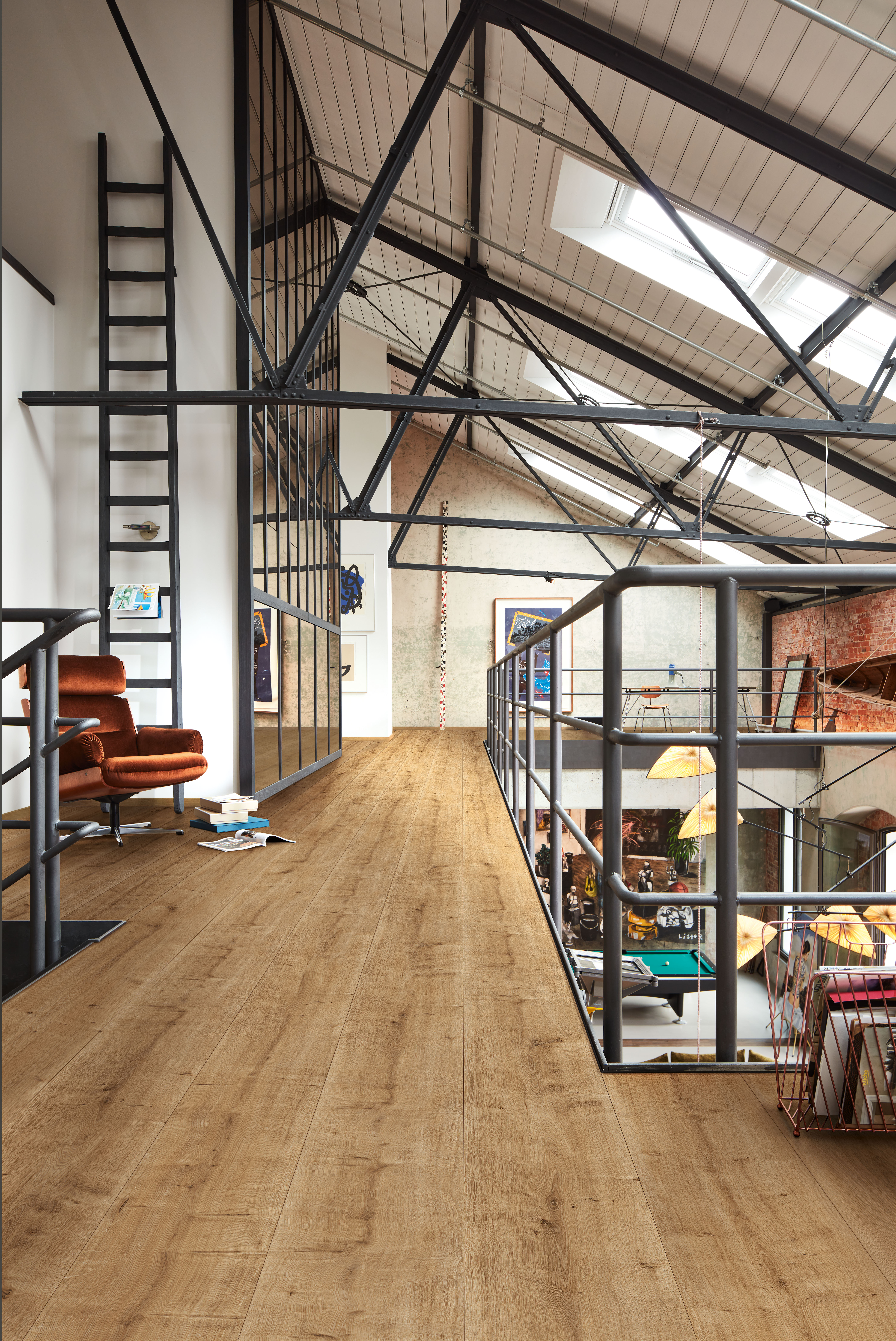 HANDMUSTER MEISTER Laminatboden MeisterDesign. laminate Edition M8 07155 Big Lake Oak Natural Wood-Struktur