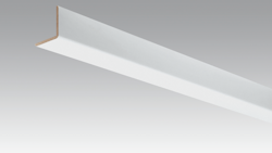MEISTER Meistercell-ummantelte Profile Winkelleiste groß 2380 x 33 x 3,5 mm 20097 White pearl