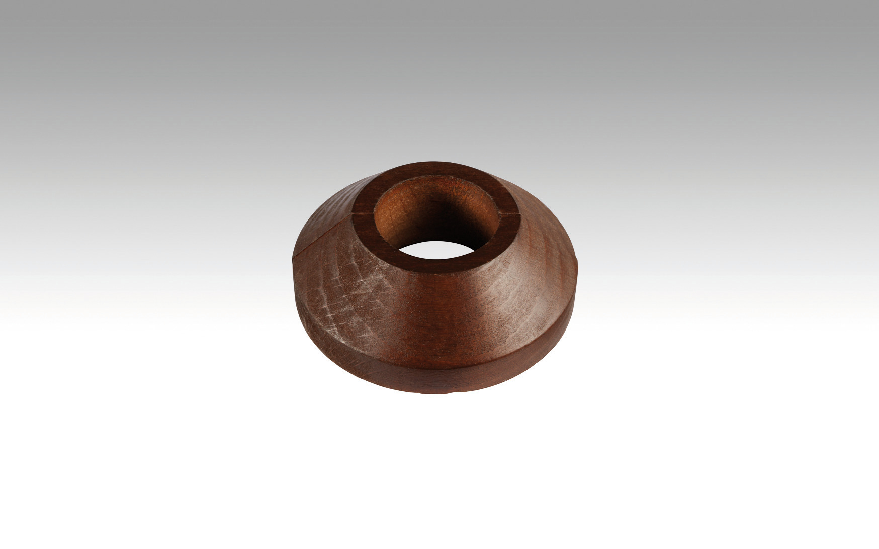 MeisterWerke Heizkörper-Rosetten Nussbaum 015-Echtholz/Massiv