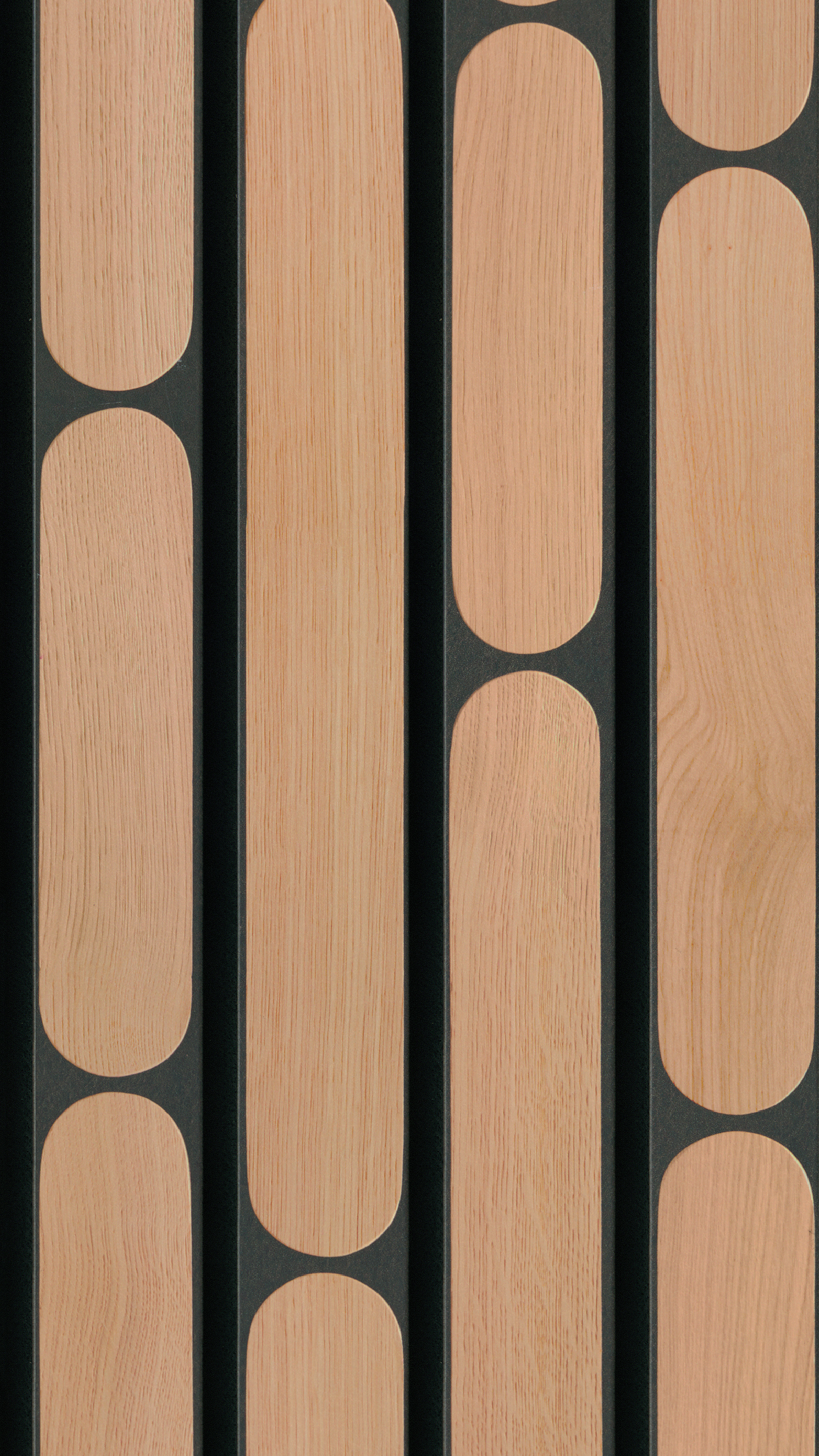 HANDMUSTER MEISTER Akustikpaneele Acoustic Sense BOLD 2600 x 330 x 20 mm 20123 Round tiles