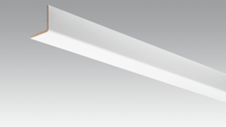 MEISTER Meistercell-ummantelte Profile Winkelleiste groß 2380 x 33 x 3,5 mm 00387 Classic-Weiß