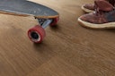 Vorschaubild MEISTER Lindura-Holzboden HD 400 Eiche authentic olivgrau Vintage-Struktur, gebürstet 8903 - naturgeölt