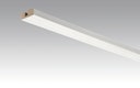 Vorschaubild MEISTER Vierkant-Deckenabschlussleiste 15/40 mm  Streifer silber 4021 - 2380 mm