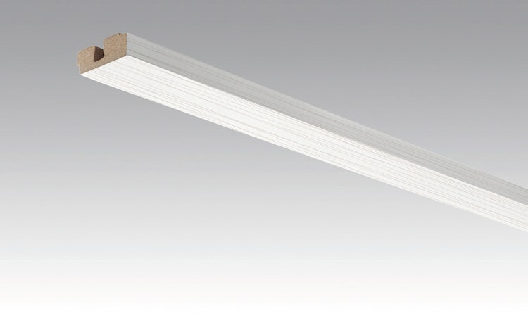 MEISTER Vierkant-Deckenabschlussleiste 15/40 mm  Streifer silber 4021 - 2380 mm