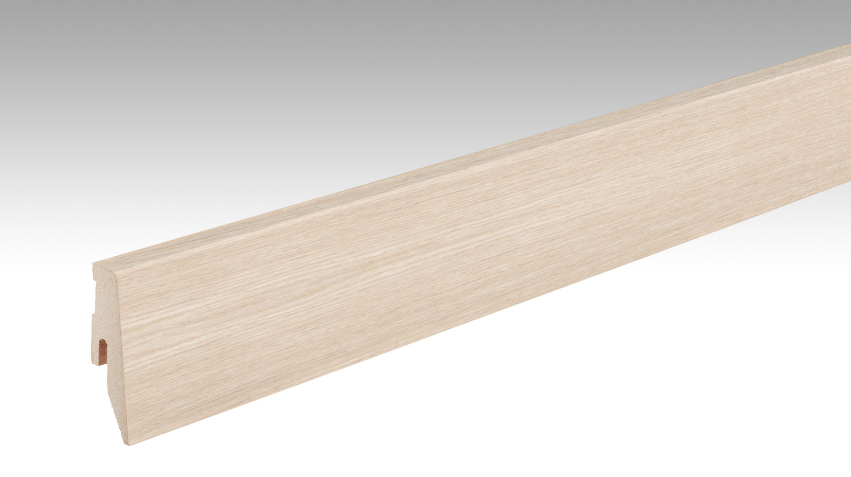 MEISTER Fussleiste Profil 3 PK Eiche weiss gekälkt 1277