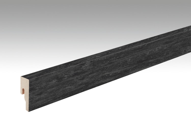 MEISTER Fußleiste Profil 8 PK Black Lava 7323 für Designböden - 2380 x 50 x 18 mm