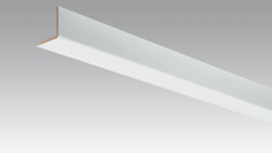 MEISTER Meistercell-ummantelte Profile Winkelleiste groß 2380 x 33 x 3,5 mm 20101 White mesh