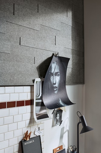 HANDMUSTER MeisterWerke MeisterPaneele. style SP 800 Filz / basaltgrau 4502