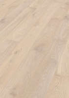 HANDMUSTER MEISTER Parkettboden MeisterParkett. longlife PD 400 9014 Eiche lebhaft cremeweiß gekälkt gebürstet ultramattlackiert