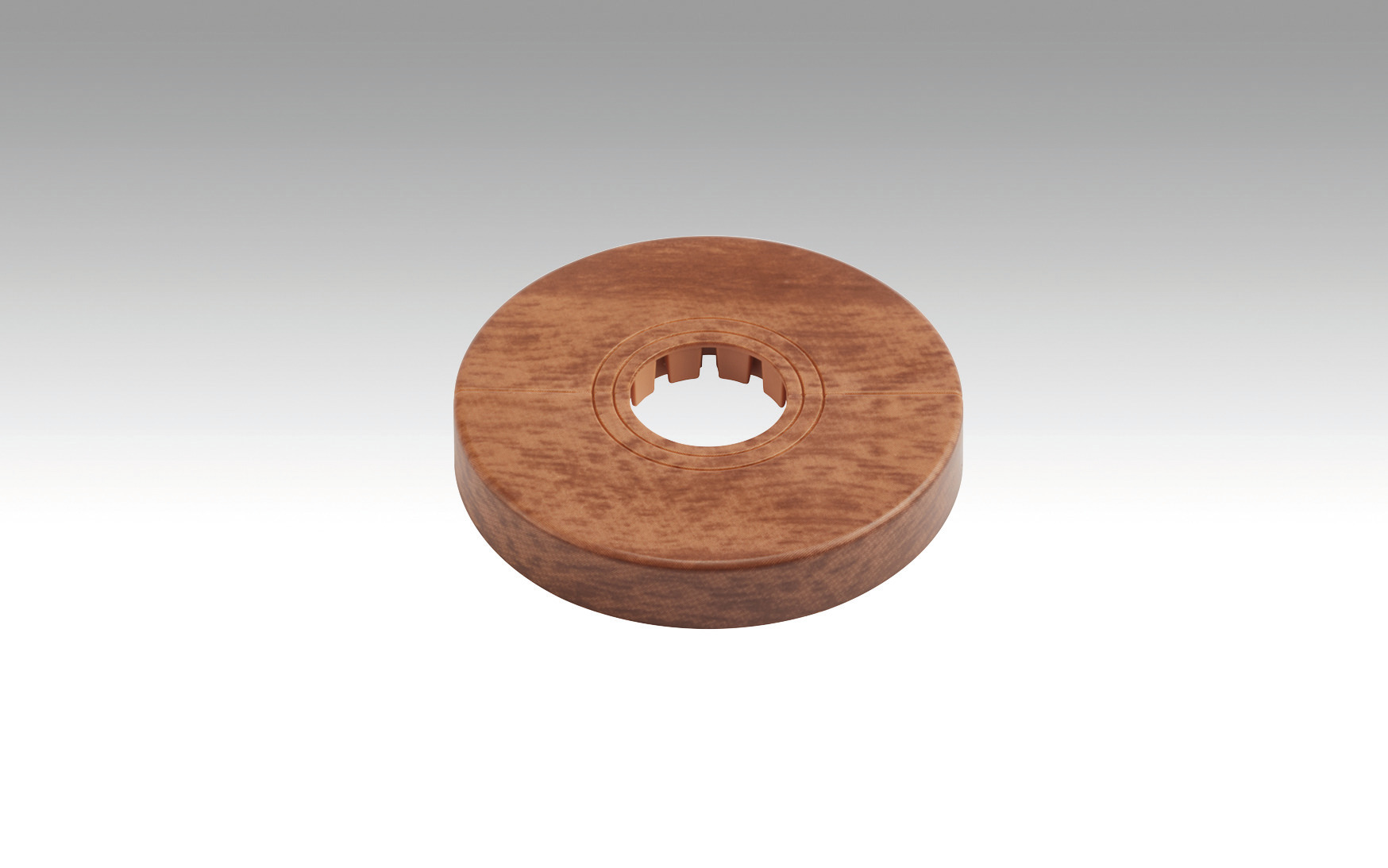 MEISTER Universal-Heizkörperrosette Kunststoff (1 Stk = 1 VPE à 2 Stk)  Nussbaum hell 2017