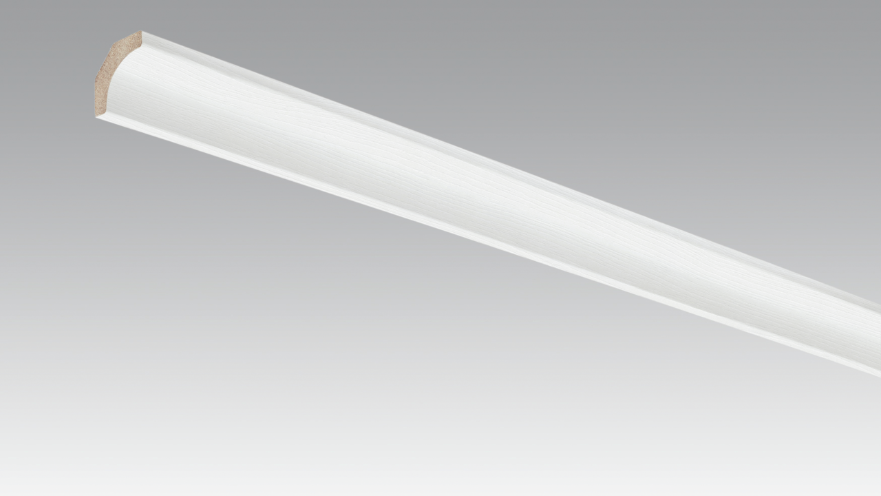 MEISTER Hohlkehlleiste 2380 x 22 x 22 mm 20103 Softwood weiß