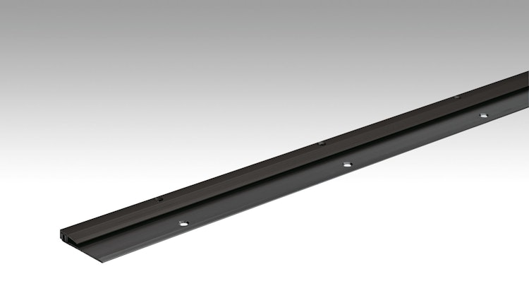 MEISTER Abschlussprofil Typ 101 (2,5 bis 7 mm) Schwarz eloxiert 2510 - 2700 mm