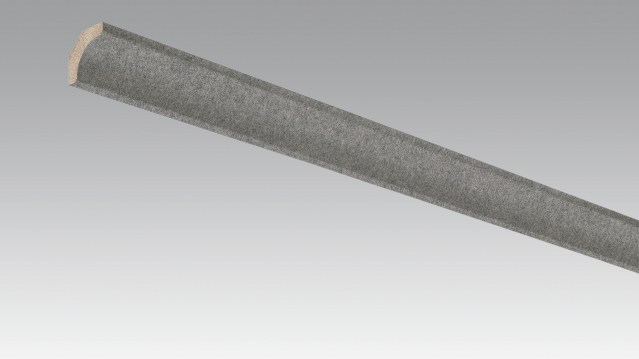 MEISTER Hohlkehlleiste 2380 x 22 x 22 mm 20105 Vlies grau