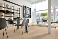 MEISTER Holzboden Natureflex HD 100 2200 x 210 x 8 mm 20014 Eiche lebhaft cremeweiß gebürstet ultramattlackiertZubehörbild